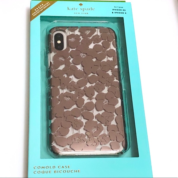 kate spade Accessories - Kate spade copper floral iPhone XS/X Clear case